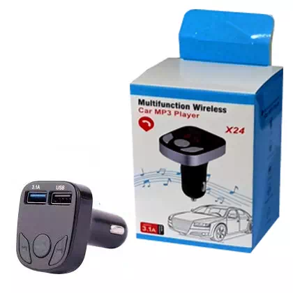 Récepteur Bluetooth X8 - Receiver audio pour voiture MP3 Player avec 3.1  USB Fast Charge - Noir - Acheter sur PhoneLook